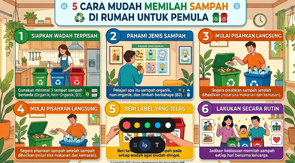 5 Cara Mudah Memilah Sampah di Rumah untuk Pemula